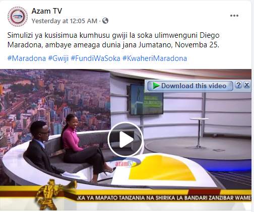 AZAM TV LIVE SPORTS NEWS::AZAMTV UPDATES LIVE screenshot 2