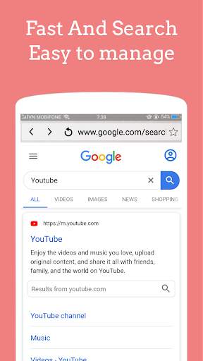 X Browser mini: Explore & Lite - Speed Browser 4G screenshot 4