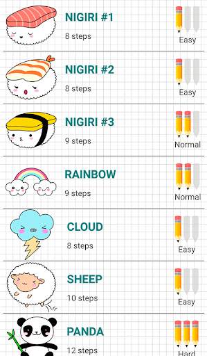 How to Draw Kawaii Drawings screenshot 2