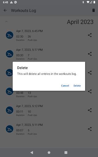Push Ups Counter and Timer screenshot 8