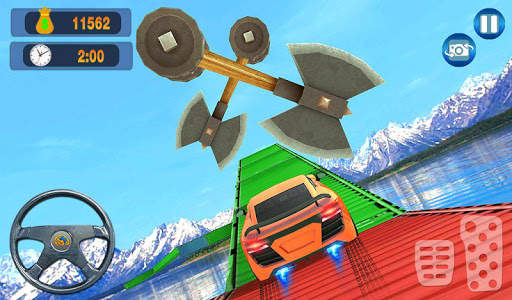 Mega ramp car driving - impossible car flip screenshot 8