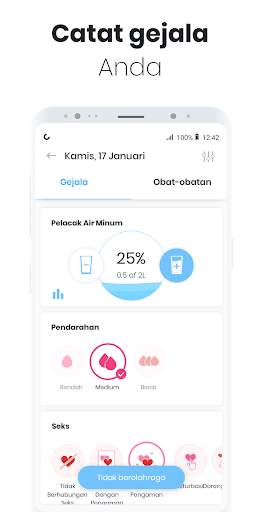 Kalender Menstruasi, Kalkulator Ovulasi MIA screenshot 3