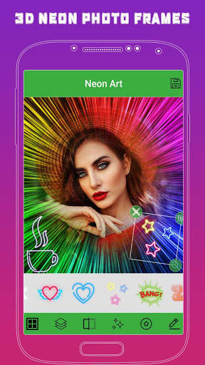 3D Neon Effect for Photos- Neon Photo Frame screenshot 3