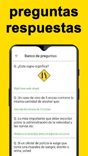 DMV : práctica, examen y señales de tráfico screenshot 3
