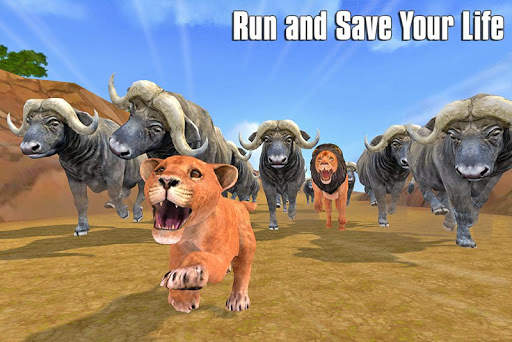 The Lion Simulator: Animal Family Game screenshot 8
