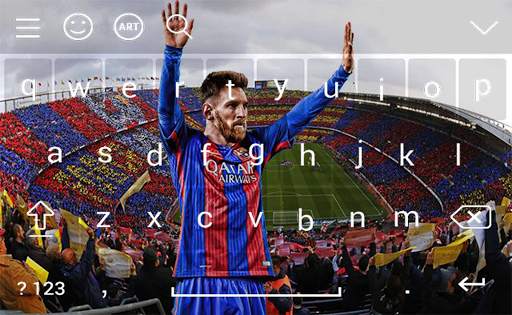 Lionel Messi Keyboard theme screenshot 5