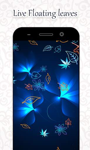 Neon Leaves Live Wallpaper screenshot 4
