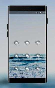 Lock theme for google pixel xl ocean wallpaper screenshot 2