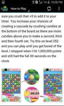 Guide for Candy Crush Saga screenshot 1