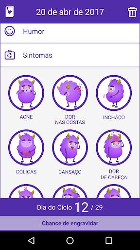 Calendário período adolescente screenshot 4