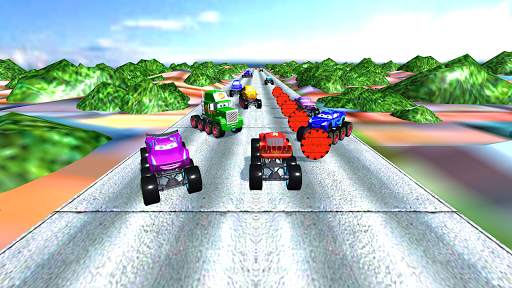 Monster Truck Racing McQueen Traffic Racer Friends screenshot 4