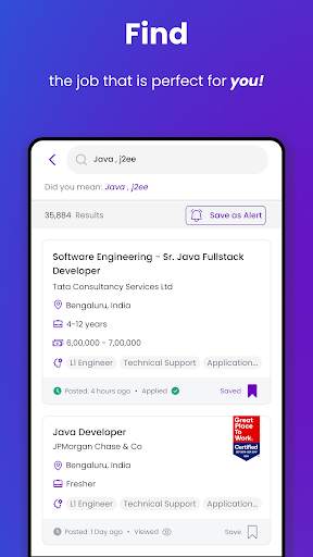 foundit (Monster) Job Search 1 تصوير الشاشة
