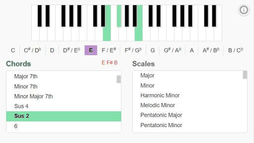 Piano Chords and Scales screenshot 2