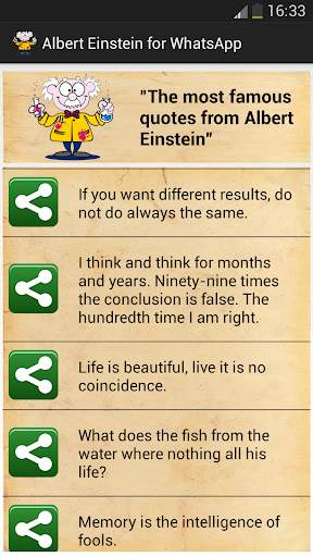 Albert Einstein for WhatsApp screenshot 2