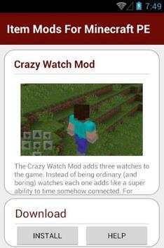Item Mods For Minecraft PE screenshot 11