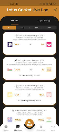Lotus Cricket Live Line screenshot 4