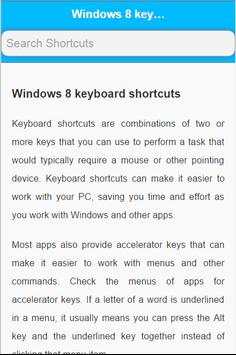 Shortcuts for Windows 10 скриншот 1