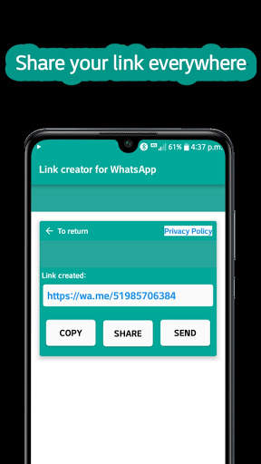 Link creator for WhatsApp screenshot 3