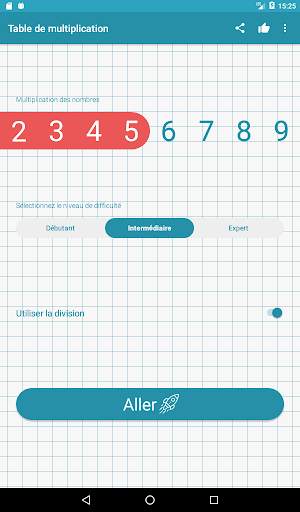 Table de multiplication screenshot 1
