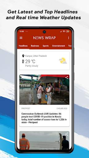 NewsWrap - Latest India News & Top Headlines screenshot 1