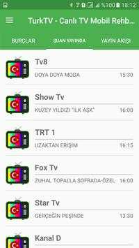 TurkTv - Canlı TV Mobil Rehberi ve Burçlar screenshot 3