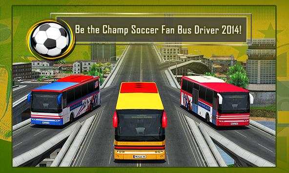 Soccer Fan Bus Driver 3D screenshot 1