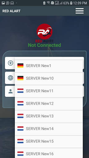 REDALART VPN screenshot 1