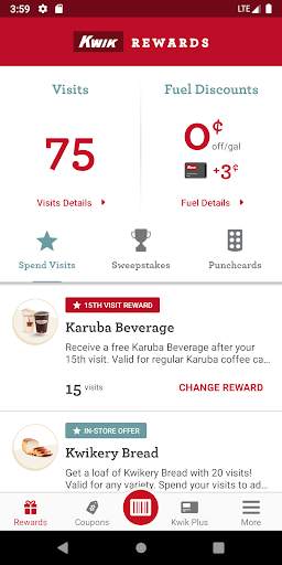 Kwik Rewards screenshot 2