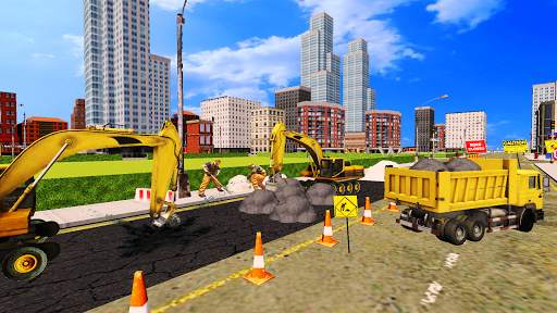 New York City Road Construction: construction game screenshot 6