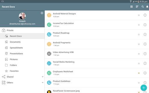 Document Management -Zoho Docs screenshot 15