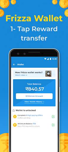 Money earning app Frizza screenshot 4
