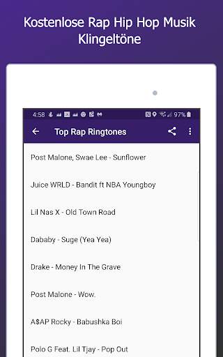 Best Rap Ringtones - Kostenlose Musik Klingeltöne screenshot 4