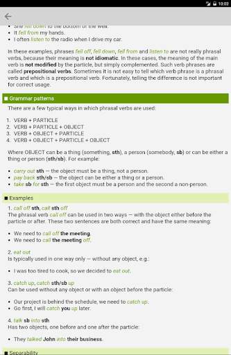 English Phrasal Verbs скриншот 22
