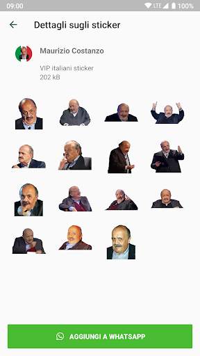 VIP italiani sticker per WhatsApp - WAStickerApps screenshot 6