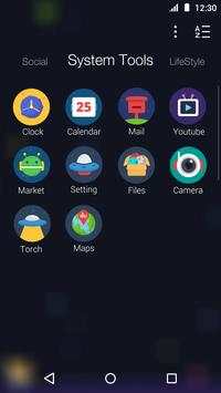 Universe: DU Launcher Theme screenshot 3