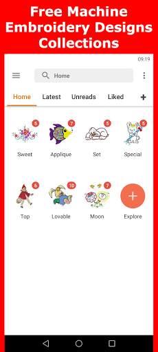 Free Embroidery Designs in PES, JEF, HUS formats screenshot 2