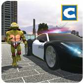 Turtle Hero Police Car Theft