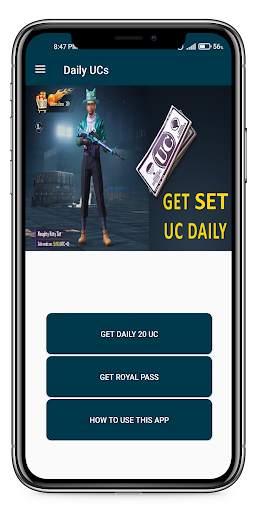 Daily UC and Royal Pass screenshot 1