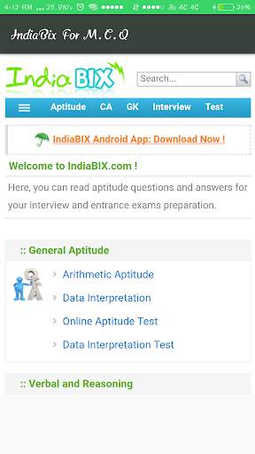 INDIABIX  FOR MCQ screenshot 1