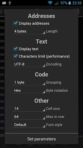 HEX Editor screenshot 3
