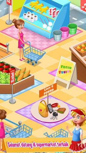 Supermarket Manajer - Kasir Toko anak Perempuan screenshot 8