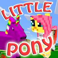 🦄Little Pony Unicorn Minecraft Game Mod logo