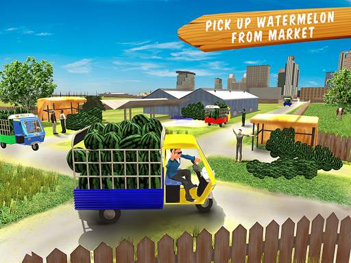 Pastèque de livraison fruits Tuk Tuk Tempo Truck screenshot 2