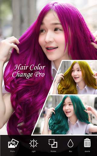 Hair Color Change Pro 3 تصوير الشاشة