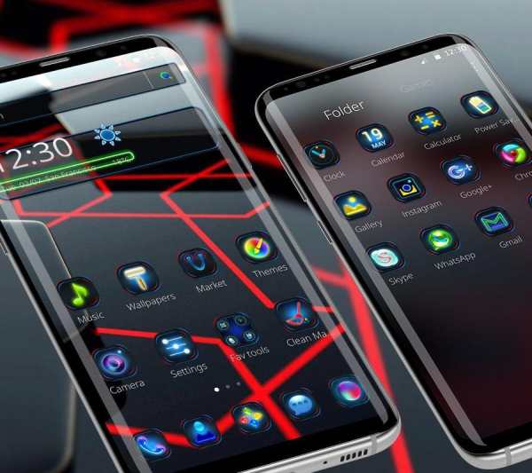 Classy Neon Hi-Tech Theme screenshot 3