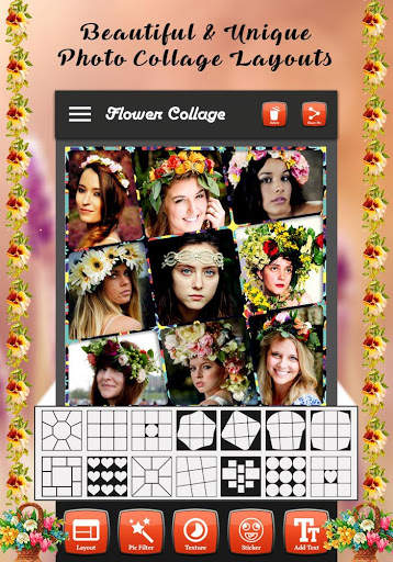 Flower Photo Collage Maker : Flower Photo Frames screenshot 3