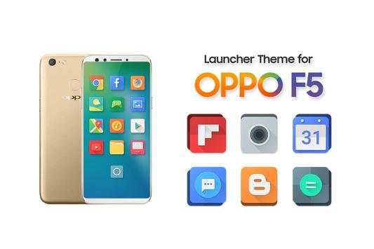 Launcher Theme for Oppo F5 screenshot 1
