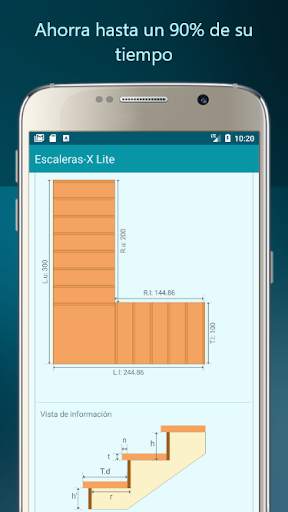 Escaleras-X Lite Calculadora screenshot 4