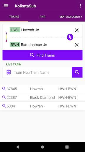 Kolkata Suburban Trains screenshot 1