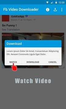 Video Downloader für Facebook screenshot 3